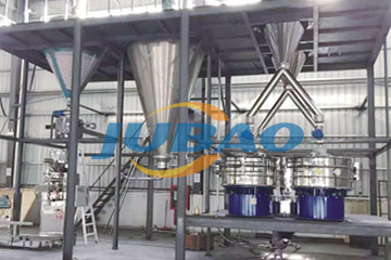 震动筛分机客户现场