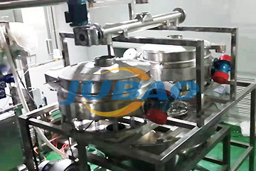 直排振动筛客户现场